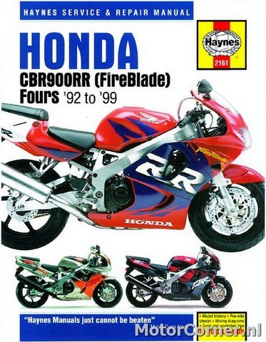 Workshop manual Haynes Honda CBR900RR FireBlade (92-99)