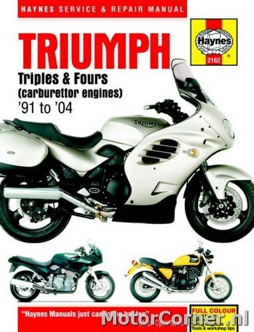 Workshop manual Haynes Triumph Triples & Fours carburettor 1991 to 2004