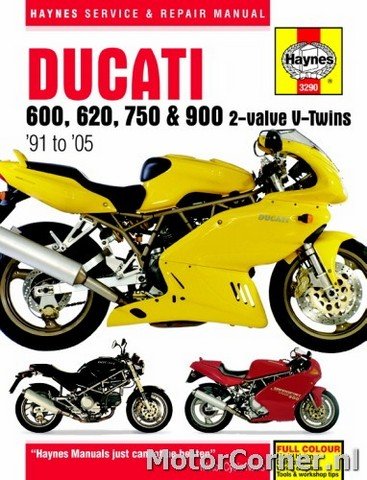 Workshop Manual Haynes Ducati 600, 750 and 900 2-Valve V-Twins (91 - 05)