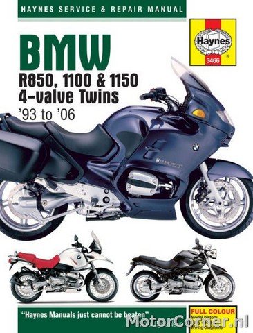 Workshop manual Haynes BMW R850, R1100 & R1150 models 1993 to 2006