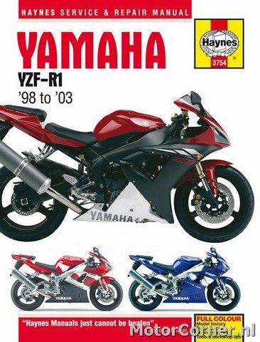 Workshop manual Haynes Yamaha YZF-R1 1998 to 2003