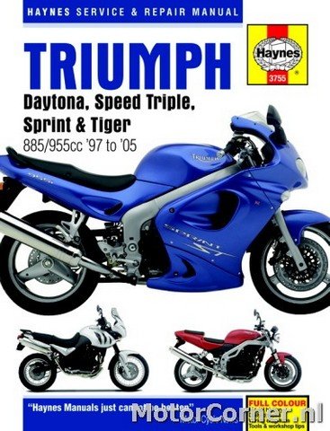 Workshop manual Haynes Triumph Triples Daytona, Speed, Sprint and Tiger 1997 to 2005