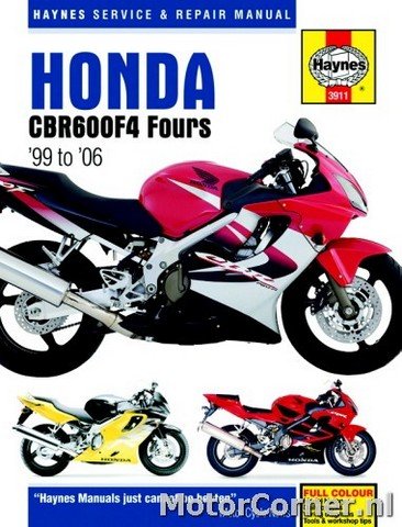 Workshop manual Haynes Honda CBR600F 1999 to 2006