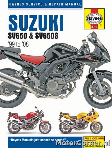 Workshop manual Haynes Suzuki SV650 from 1999 to 2008