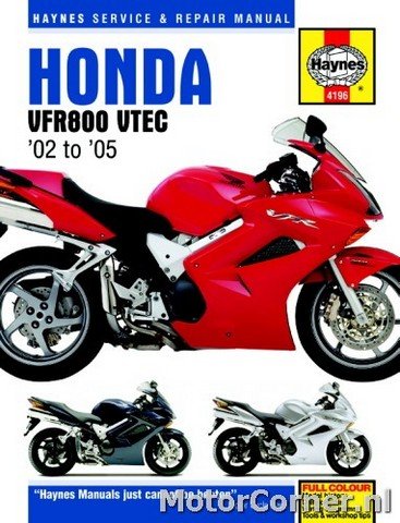 Workshop manual Haynes Honda VFR800 V-TEC 2002 to 2009
