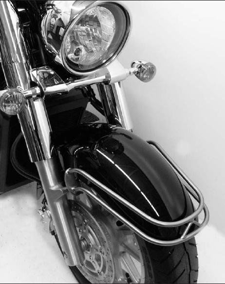 Hepco & Becker Mudguard protection chrome for Suzuki C1800 Intruder