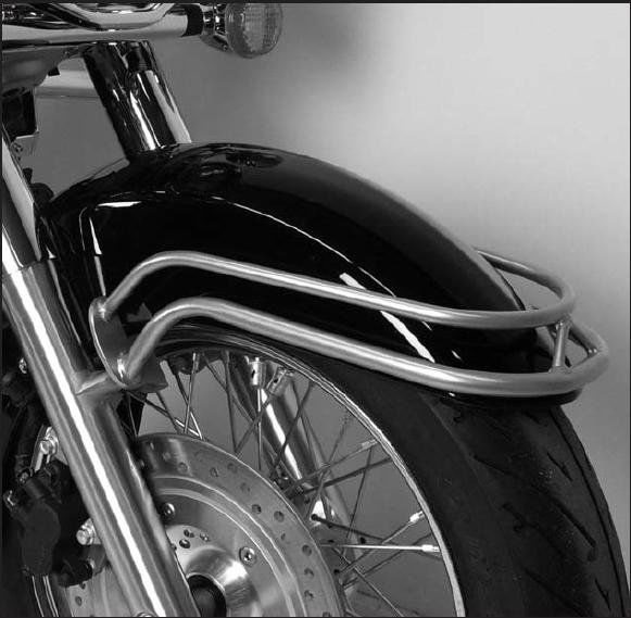 Hepco & Becker Mudguard protection chrome for Honda VT750 from 2004 to 2007