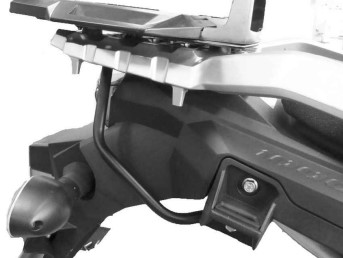Hepco&Becker Top carrier black reinforcement bracket set for Suzuki DL650 / XT from 2017