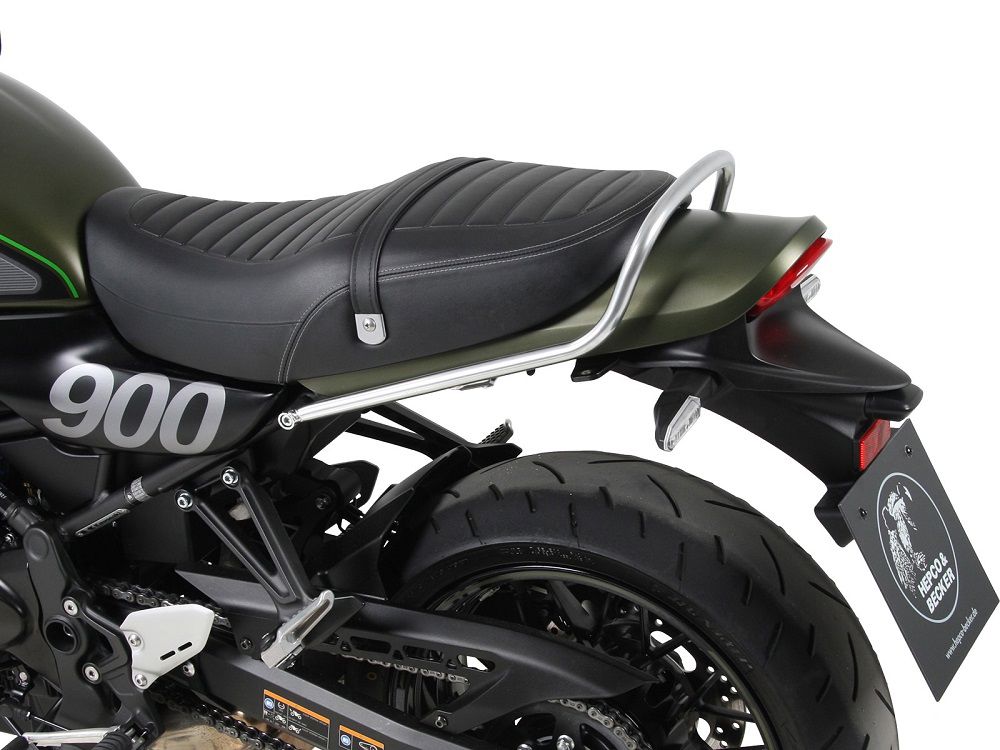 Hepco&Becker Passenger grab rail chrome for Kawasaki Z900RS / Cafe from 2018 / Z900RS SE from 2022