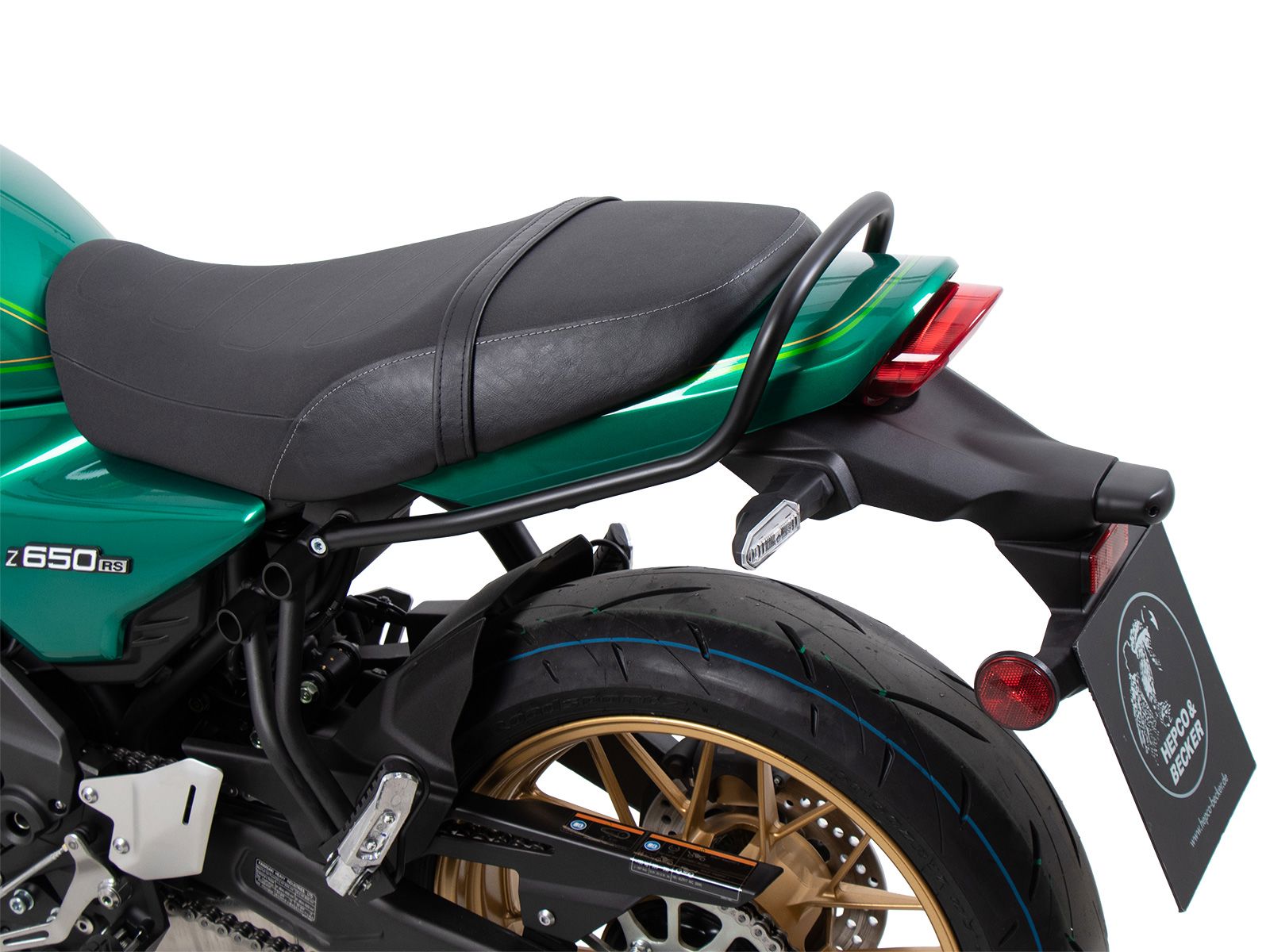Hepco&Becker Passenger grab handle black for Kawasaki Z650RS from 2022