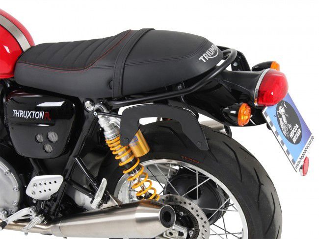 Hepco&Becker Pillion grab rail black for Triumph Thruxton/R1200 from 2016