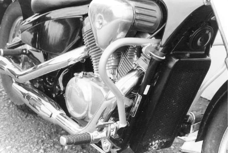 Hepco&Becker Crash bar chrome for Honda VT600C from 1988 to 2000