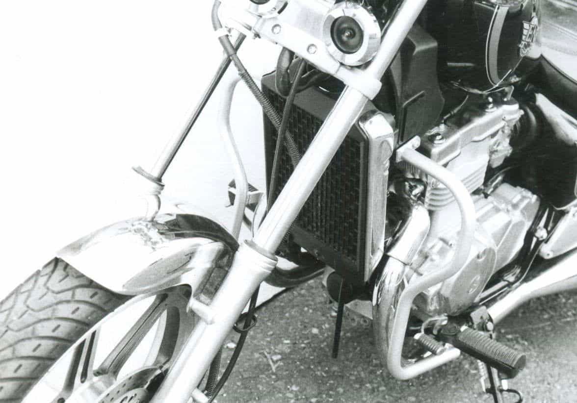 Hepco&Becker Crash bar chrome for Kawasaki EN500 from 1990 to 1995