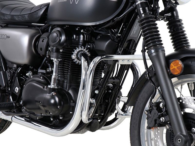 Hepco&Becker Crash bar chrome for Kawasaki W800 Street/Cafe from 2019