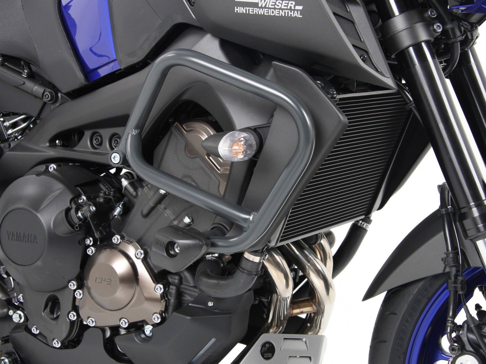 Hepco&Becker Crash bar anthracite for Yamaha MT up to 2009 SP '18 up to 2020