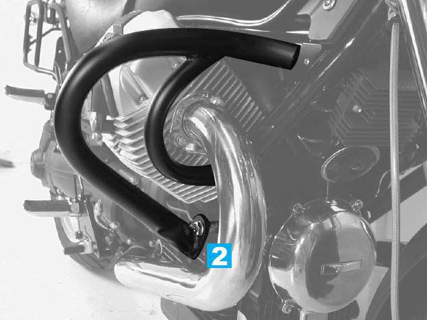 Hepco&Becker Crash bar chrome for Moto Guzzi C940 Bellagio from 2007/Aquila Nera from 2006