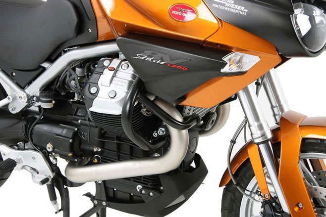Hepco&Becker Crash bar black for Moto Guzzi Stelvio / NTX 1200 from 2008 to 2016