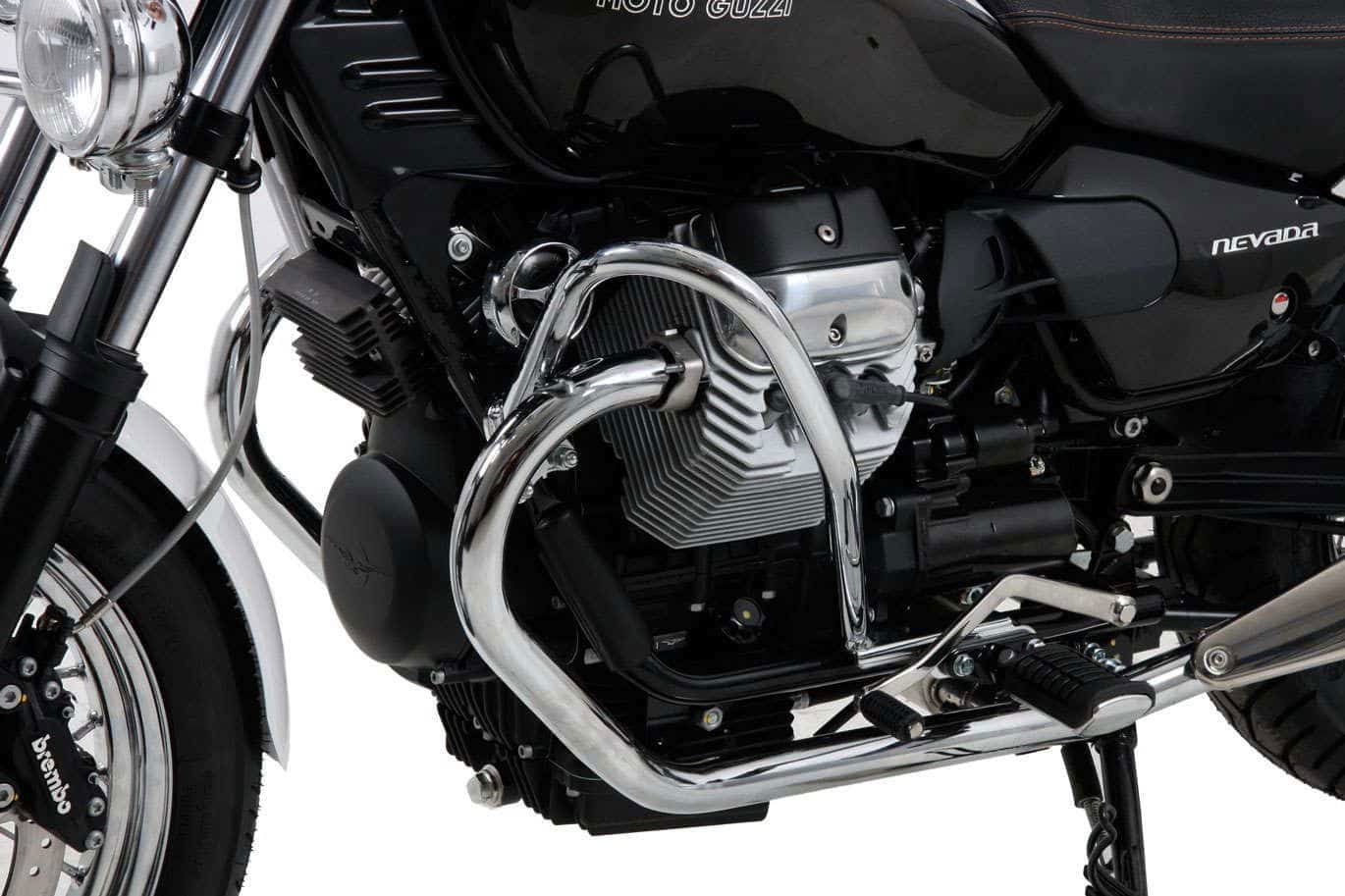Hepco&Becker Crash bar chrome for Moto Guzzi NEVADA 750 Anniversario from 2010 to 2011
