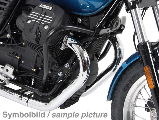 Hepco&Becker Crash bar black for Moto Guzzi V7 III Stone/Special/Anniversario/Racer from 2017 to 2020