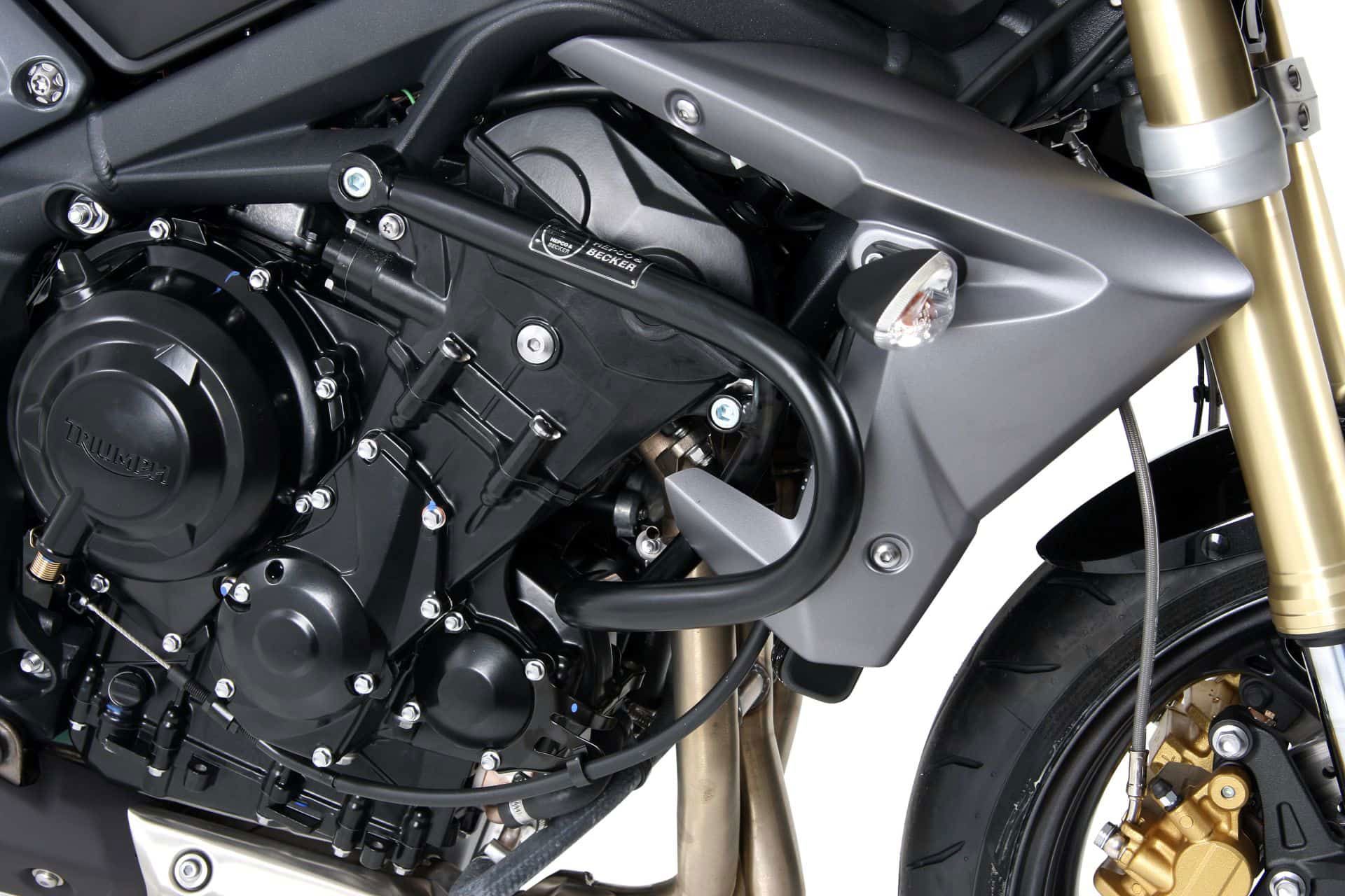 Hepco&Becker Crash bar black for Triumph Street Triple 675 from 2013 to 2016