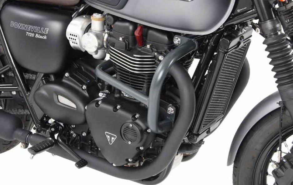 Hepco&Becker Crash bar black for Triumph Bonneville T120 from 2016