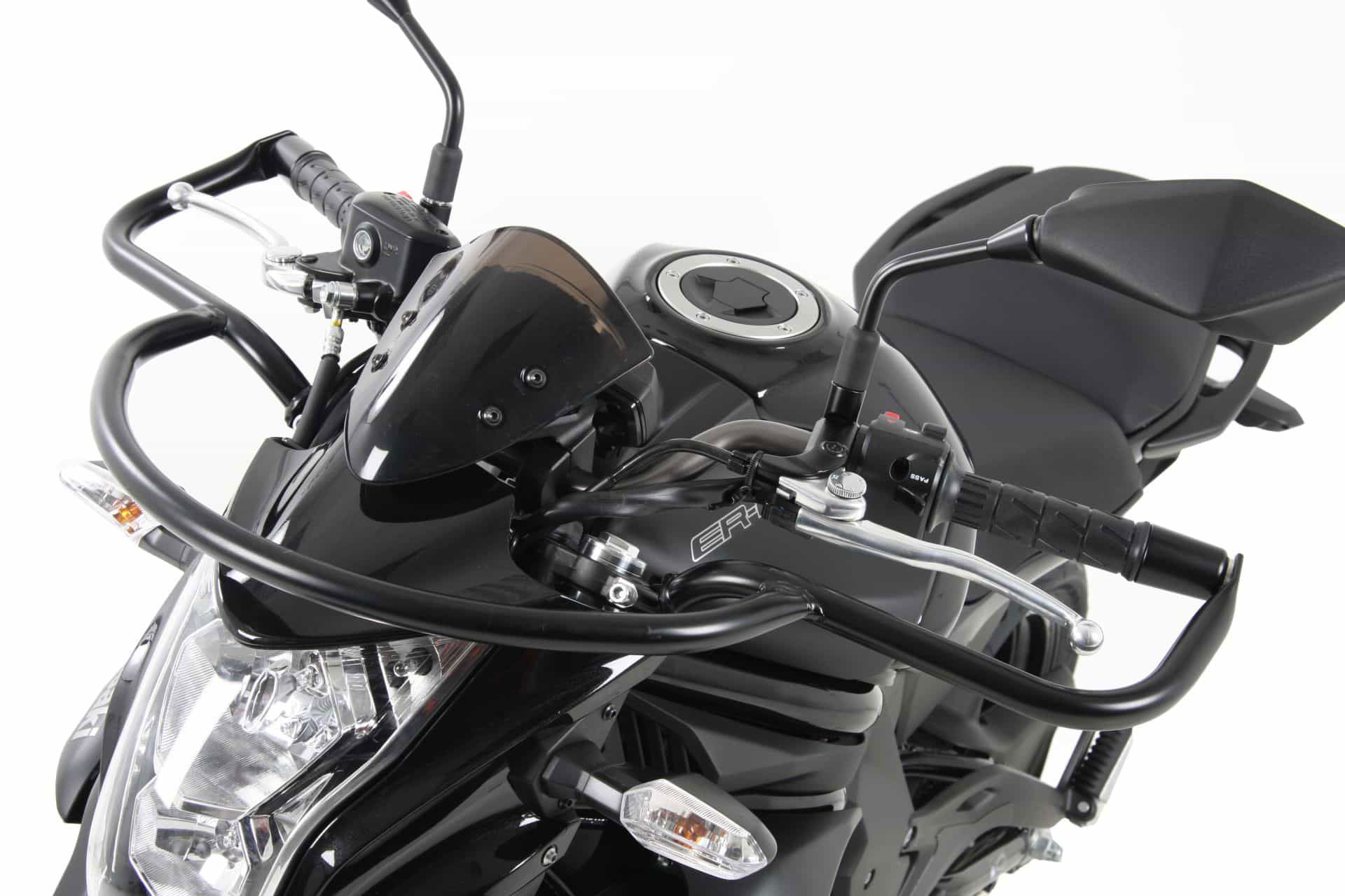 Hepco&Becker Front Crash Bar Black for Kawasaki ER to 206N from 2009 to 2016