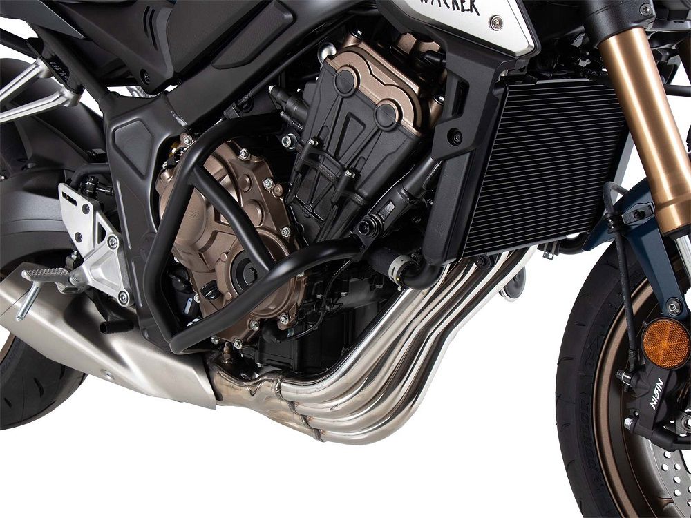 Hepco&Becker Crash bar black model Solid for Honda CB650R from 2019 to 2020