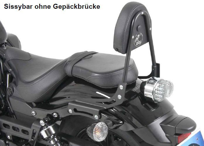 Hepco&Becker Sissybar without rack black for Yamaha XV950/R from 2013