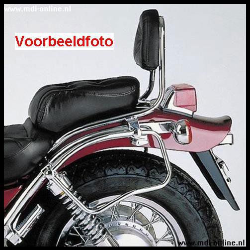 Hepco&Becker Sissybar without rack chrome for Hyosung GV650 from 2006 to 2011