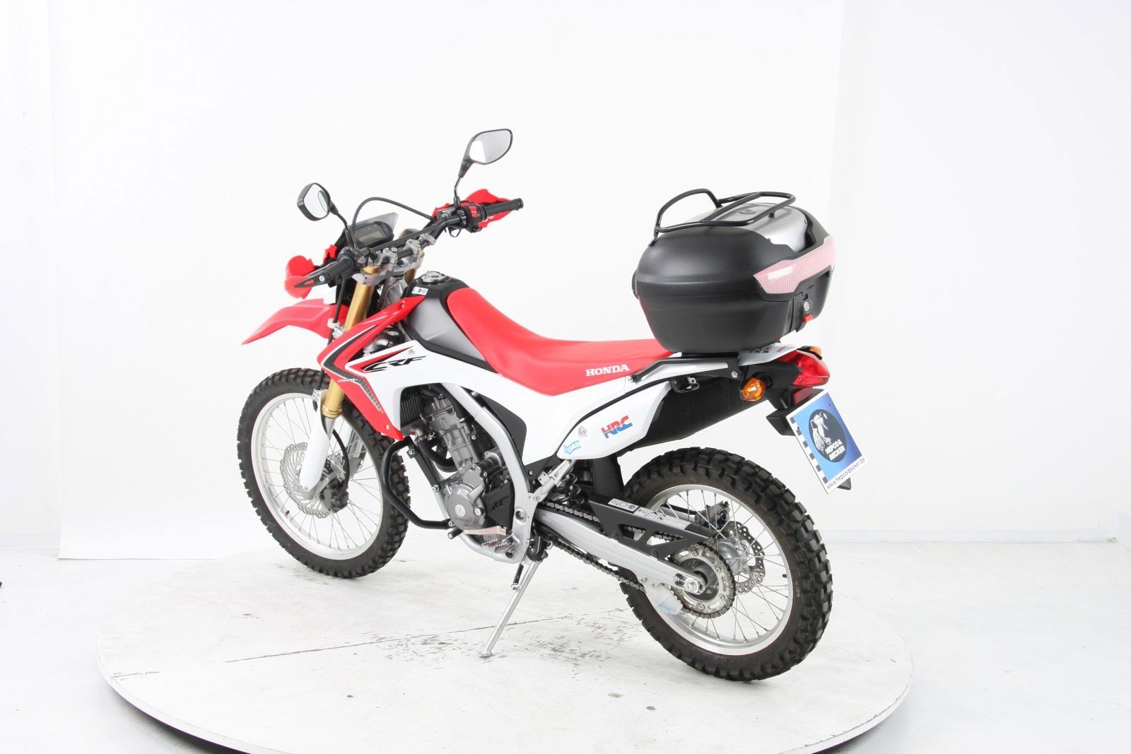 Hepco&Becker Top carrier Minirack black for Honda CRF250L from 2013including TC40 journey silver