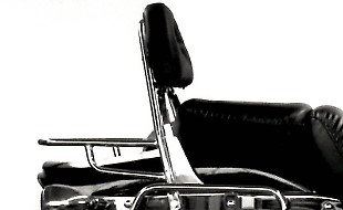 Hepco&Becker Sissybar with rack chrome for Honda VT1100C up to 1994