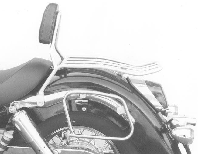 Hepco&Becker Solorack with backrest chrome for Honda VT750C2
