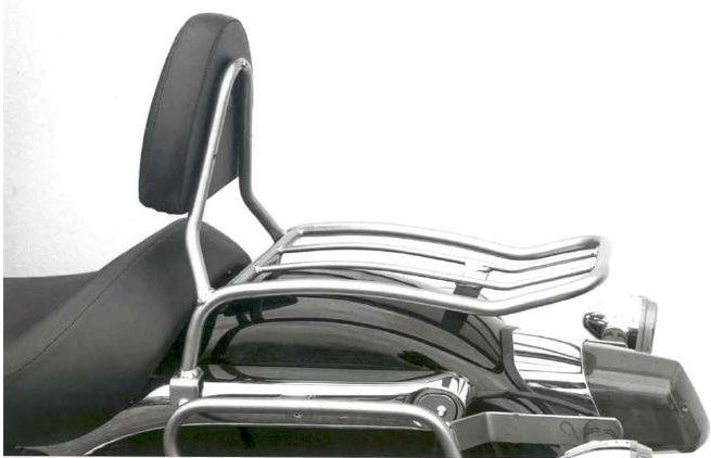 Hepco&Becker Solorack with backrest chrome for Honda VT125
