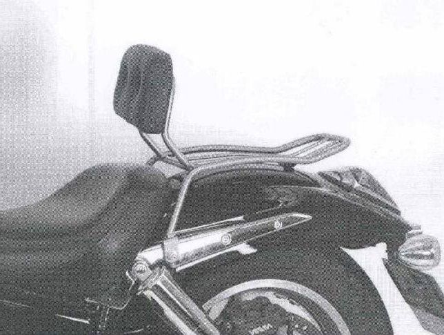Hepco&Becker Solorack with backrest chrome for Honda VTX1800