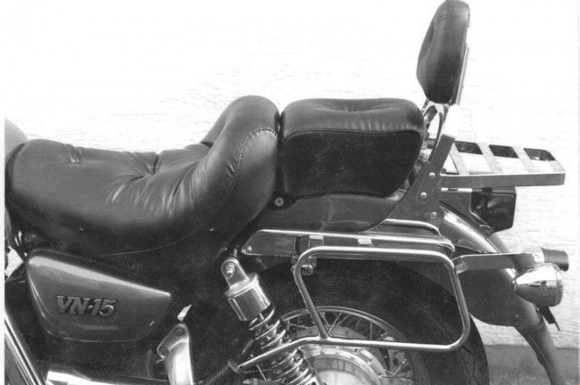 Hepco&Becker Sissybar with rack chrome for Kawasaki VN1500/SE