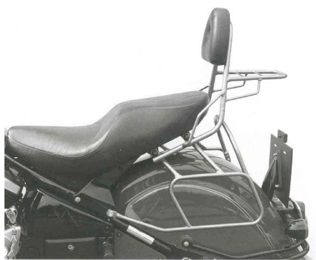 Hepco&Becker Sissybar with rack black for Kawasaki VN800 DRIFTER