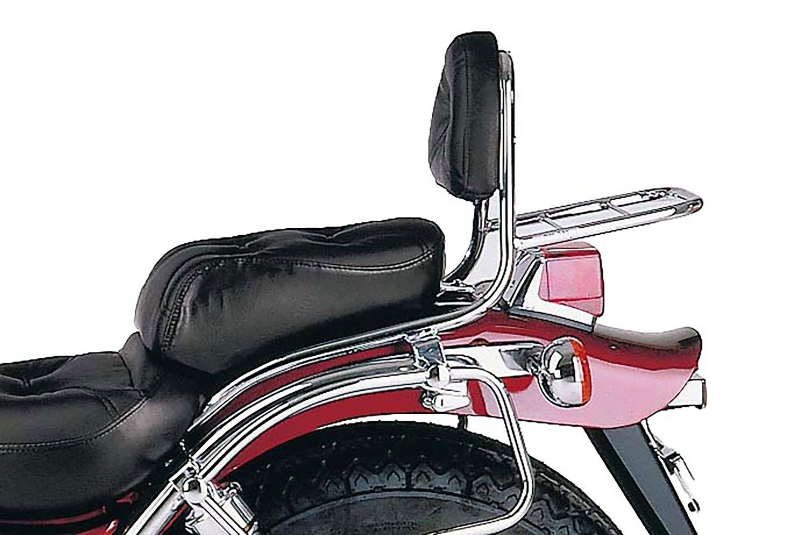 Hepco&Becker Sissybar with rack chrome for Suzuki VS1400