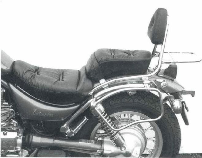 Hepco&Becker Sissybar with rack chrome for Suzuki VS600/800