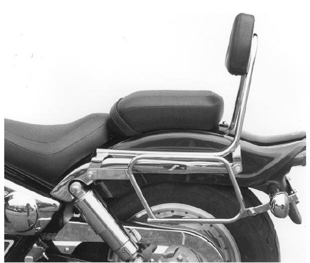 Hepco&Becker Sissybar with rack chrome for Suzuki VZ800 Marauder