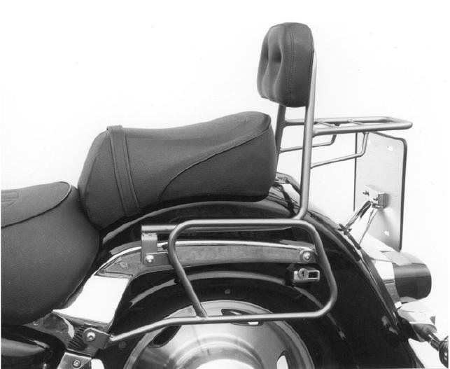 Hepco&Becker Sissybar with rack chrome for Suzuki C1500/ VL1500LC Intruder