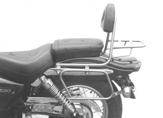 Hepco&Becker Sissybar with rack chrome for Suzuki GZ125/GZ250