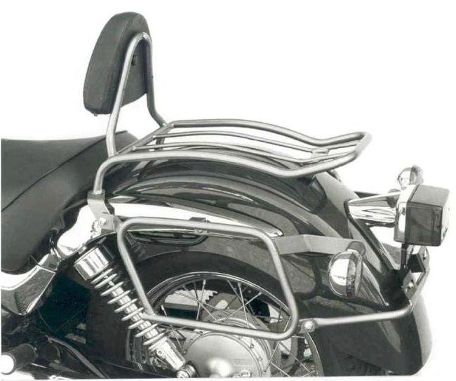 Hepco&Becker Solorack with backrest chrome for Suzuki VL125LC/ VL250LC INTRUDER
