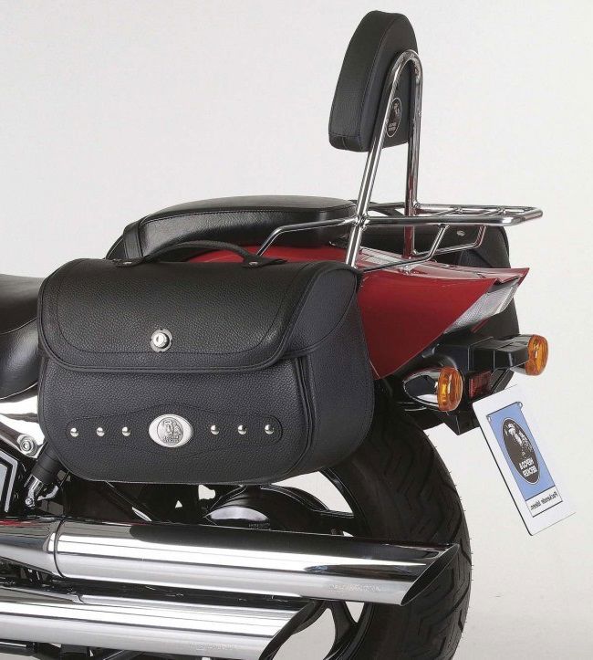 Hepco&Becker Sissybar with rack chrome for Suzuki M800 from 2005 to 2009