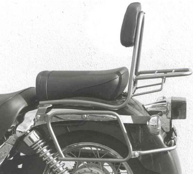 Hepco&Becker Sissybar with rack chrome for Suzuki VL125LC/ VL250LC INTRUDER