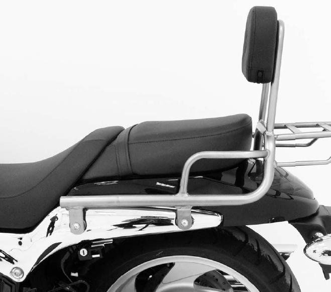 Hepco&Becker Sissybar with rack chrome for Suzuki M1500R Intruder from 2009