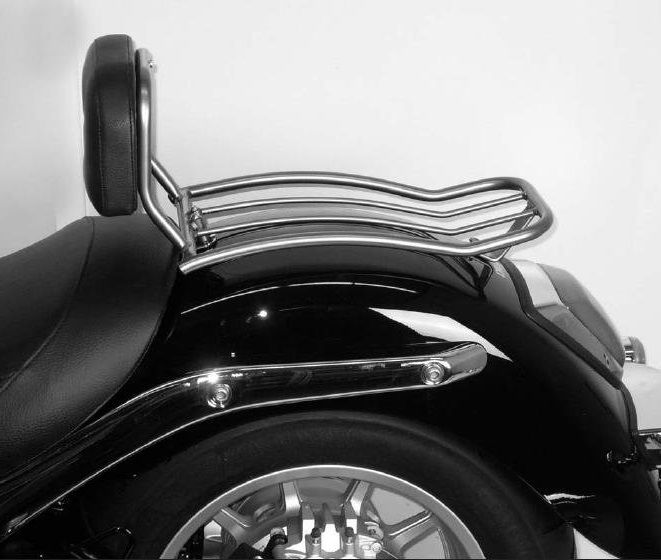 Hepco&Becker Solorack with backrest chrome for Suzuki C1800 Intruder