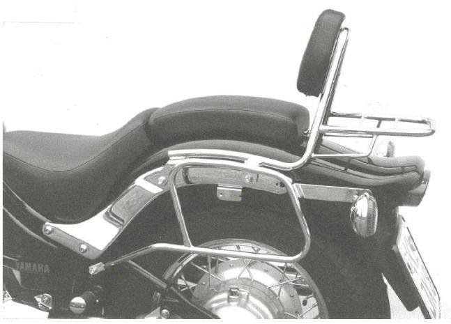 Hepco&Becker Sissybar with rack chrome for Yamaha XVS650