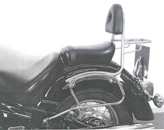 Hepco&Becker Sissybar with rack chrome for Yamaha XVS1100C