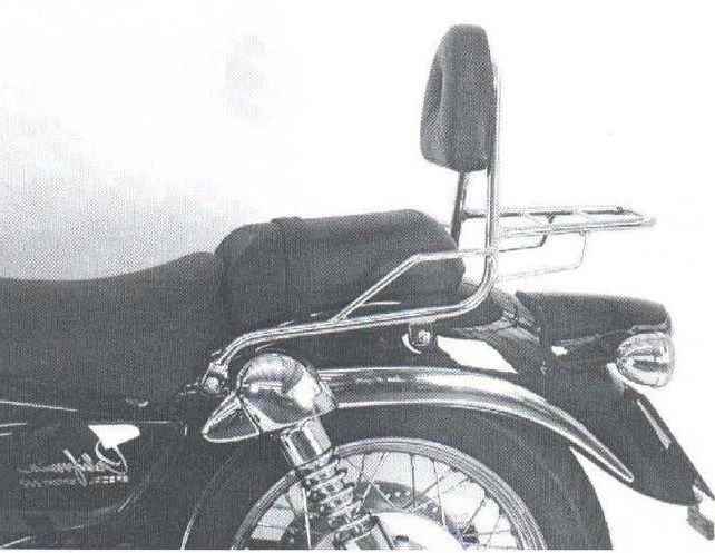 Hepco&Becker Sissybar with rack chrome for Moto Guzzi CALIFORNIA SPECIAL