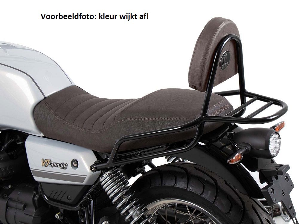 Hepco&Becker Sissybar with rack black for Moto Guzzi V7 Special / Stone / Stone Centenario from 2021